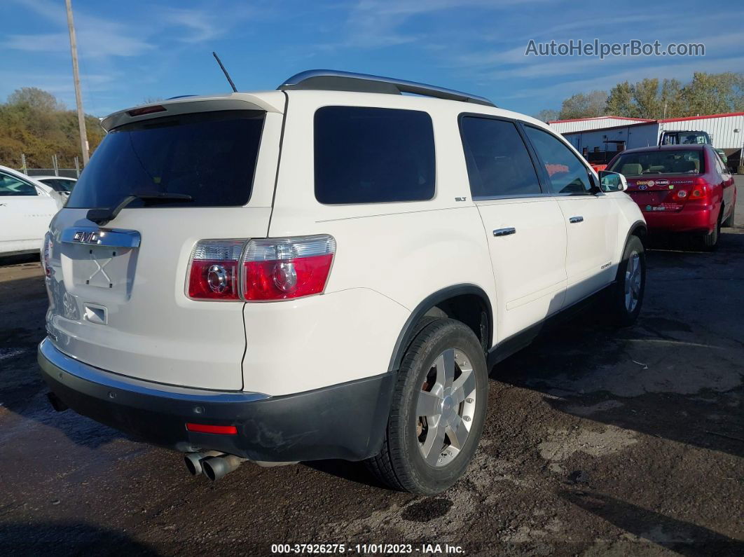 2007 Gmc Acadia Slt Белый vin: 1GKER23797J131145