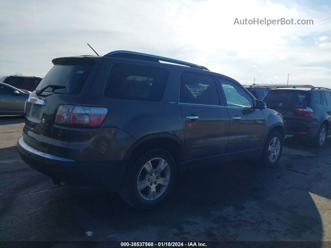 2007 Gmc Acadia Slt-1 Brown vin: 1GKER23797J156370