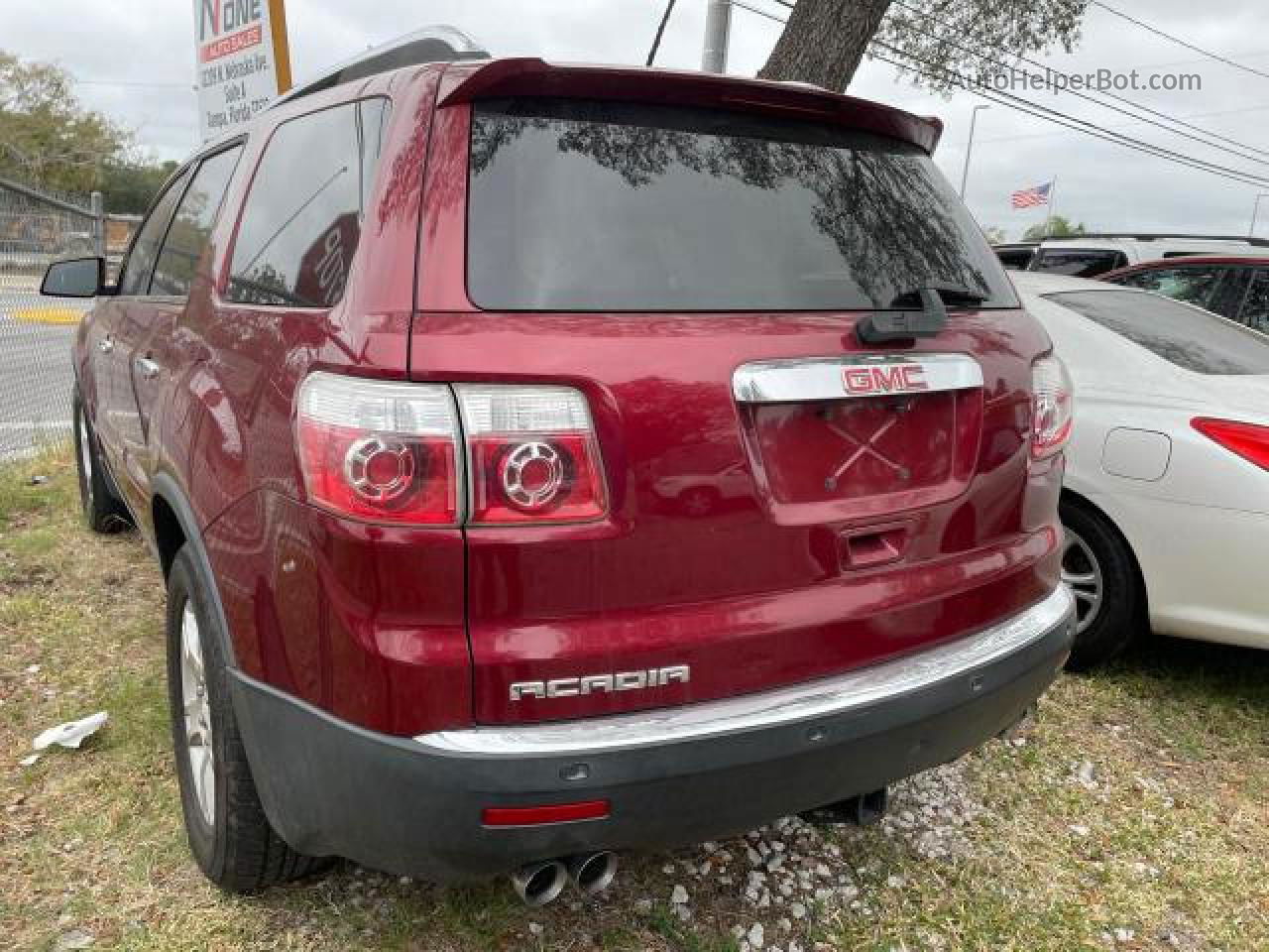 2007 Gmc Acadia Slt-1 Red vin: 1GKER237X7J133390