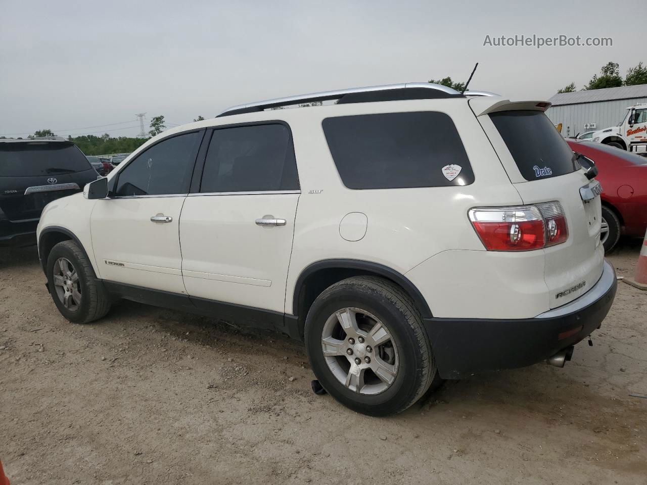 2007 Gmc Acadia Slt-1 White vin: 1GKER237X7J166843