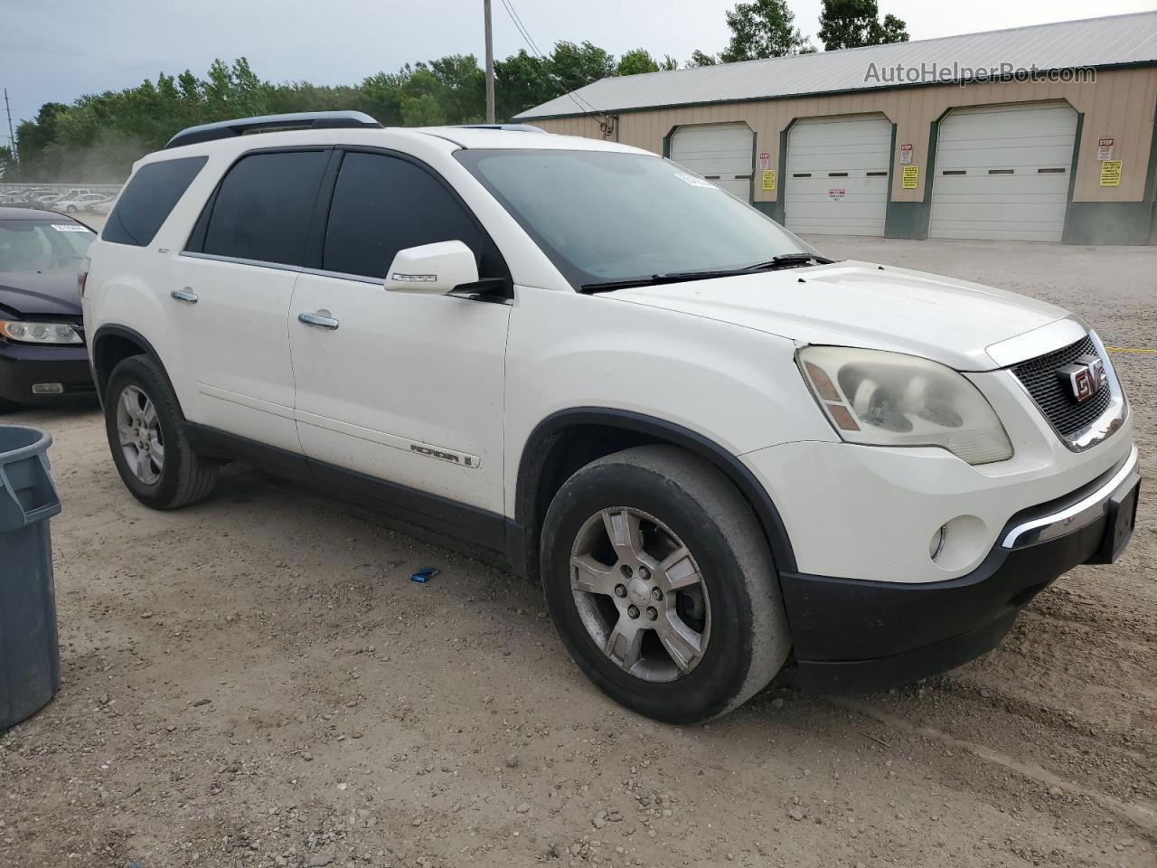 2007 Gmc Acadia Slt-1 Белый vin: 1GKER237X7J166843