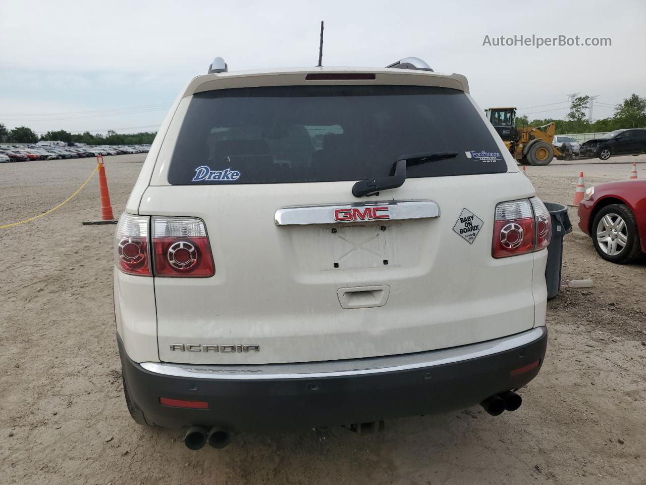 2007 Gmc Acadia Slt-1 White vin: 1GKER237X7J166843