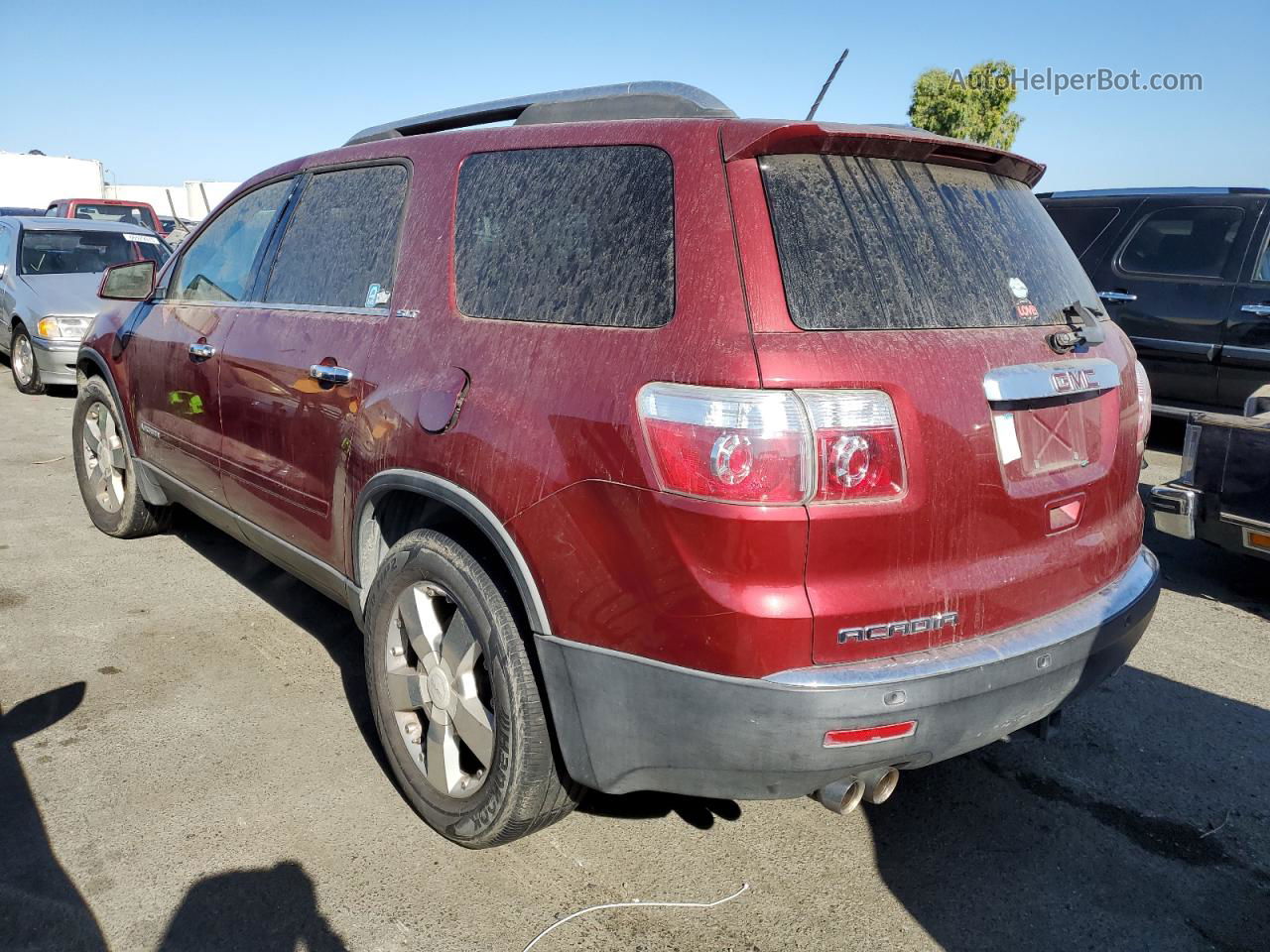 2007 Gmc Acadia Slt-2 Burgundy vin: 1GKER33707J149569