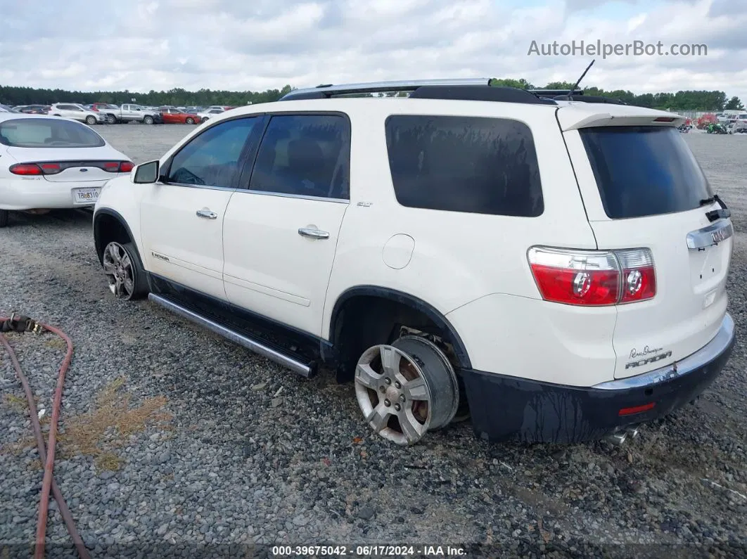 2007 Gmc Acadia Slt-1 Белый vin: 1GKER33717J123465