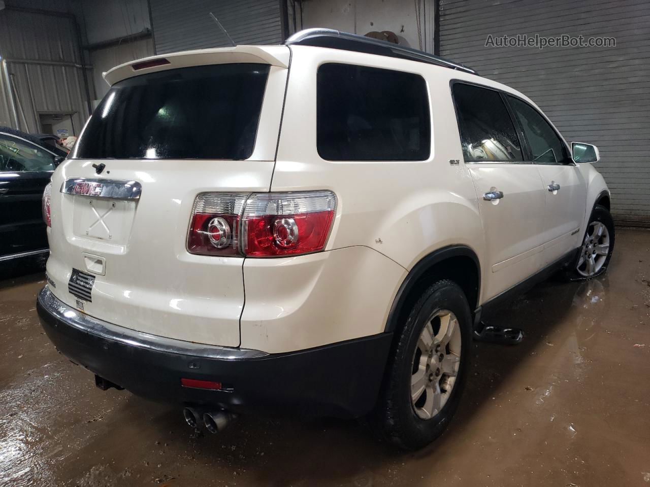 2007 Gmc Acadia Slt-2 Белый vin: 1GKER33717J160225