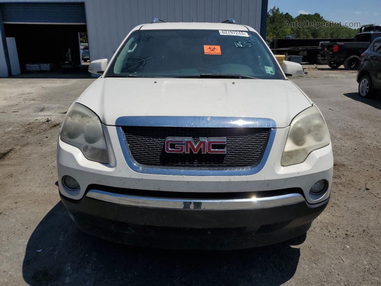 2007 Gmc Acadia Slt-2 White vin: 1GKER33727J110529