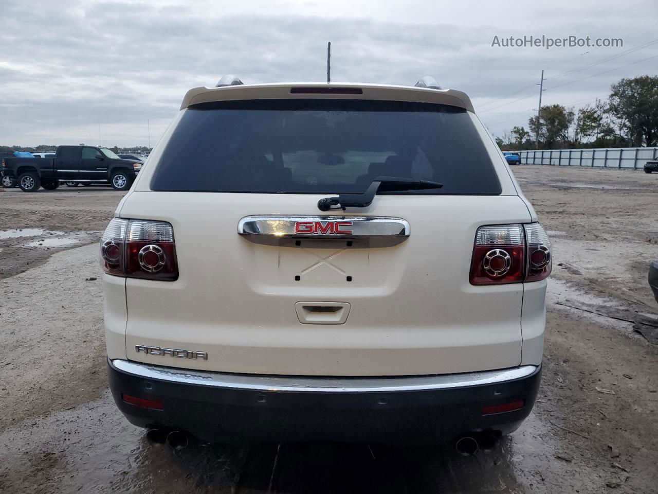 2007 Gmc Acadia Slt-2 Белый vin: 1GKER33727J130098