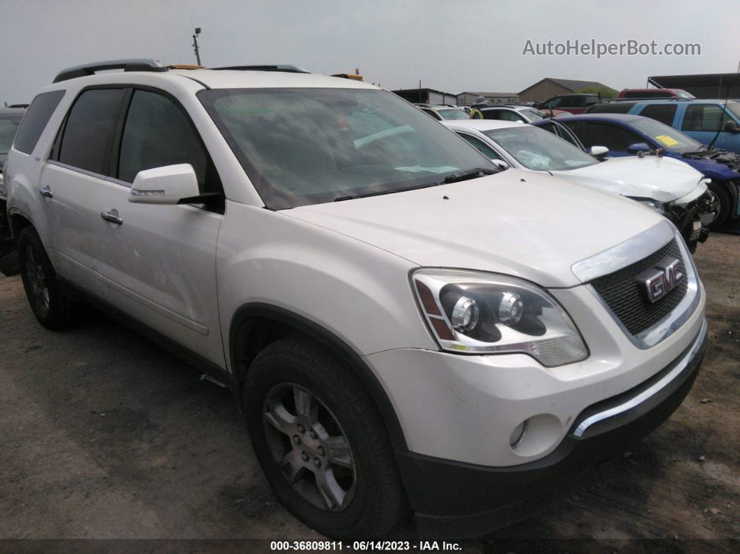 2007 Gmc Acadia Slt White vin: 1GKER33737J114394