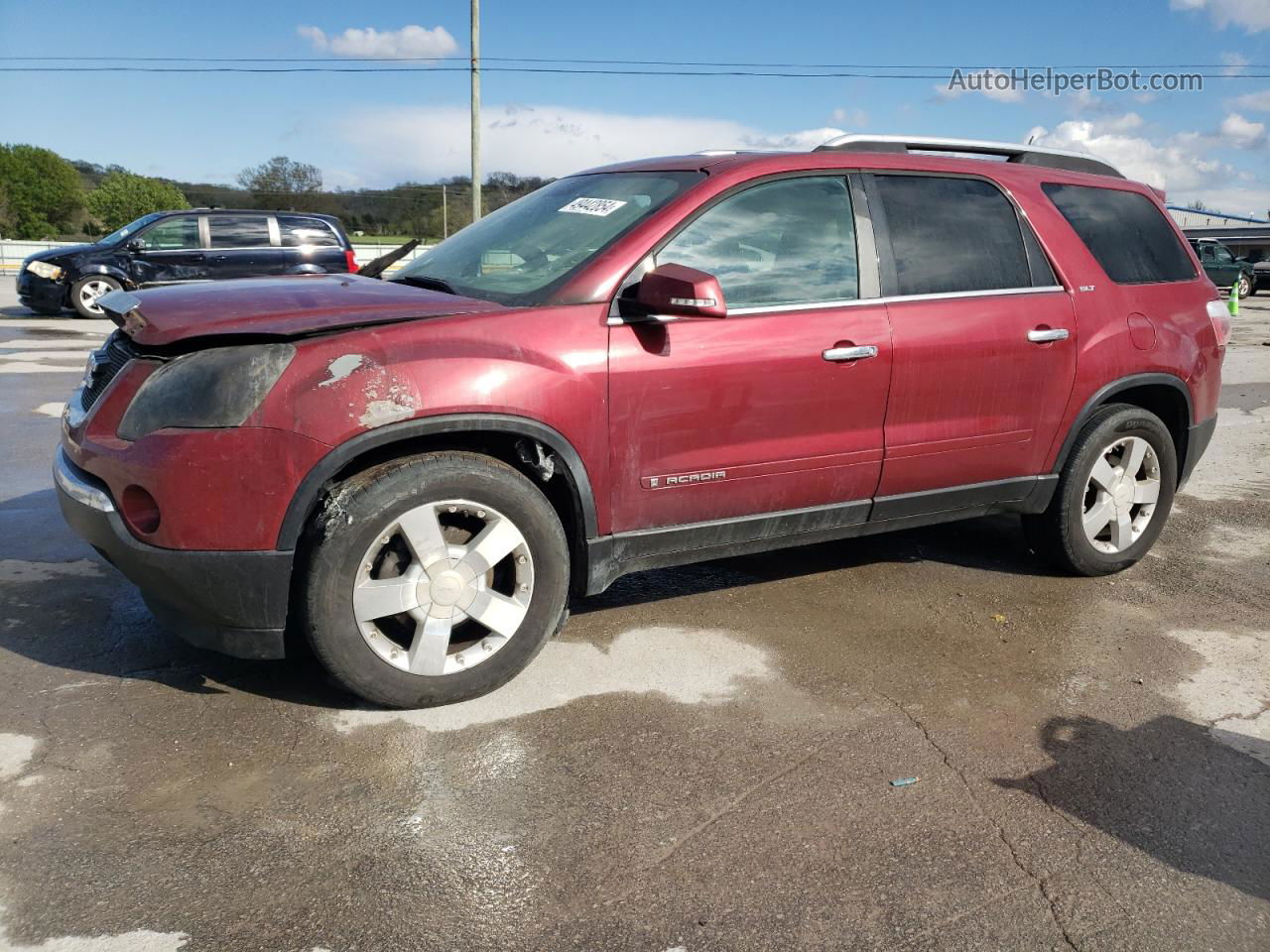 2007 Gmc Acadia Slt-2 Red vin: 1GKER33737J121216