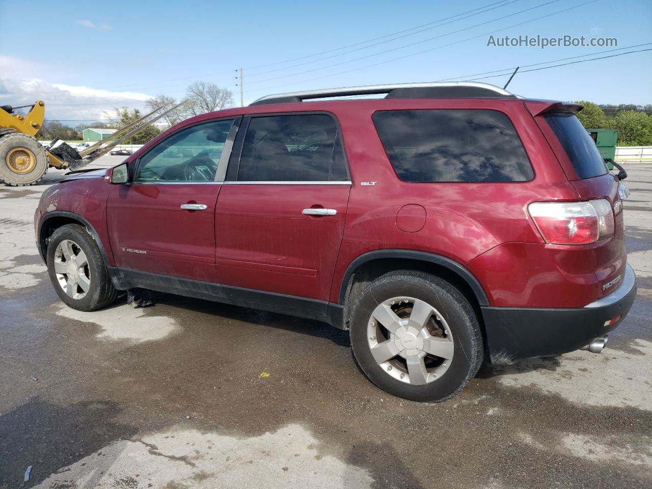 2007 Gmc Acadia Slt-2 Red vin: 1GKER33737J121216