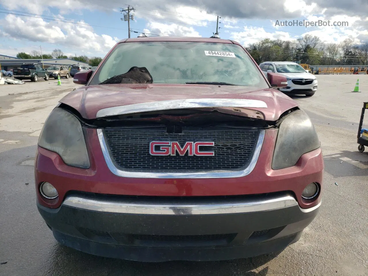 2007 Gmc Acadia Slt-2 Red vin: 1GKER33737J121216