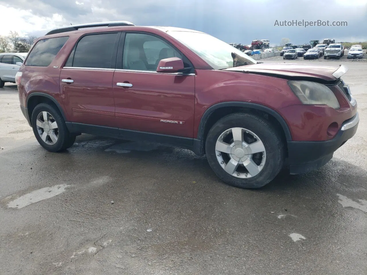 2007 Gmc Acadia Slt-2 Красный vin: 1GKER33737J121216