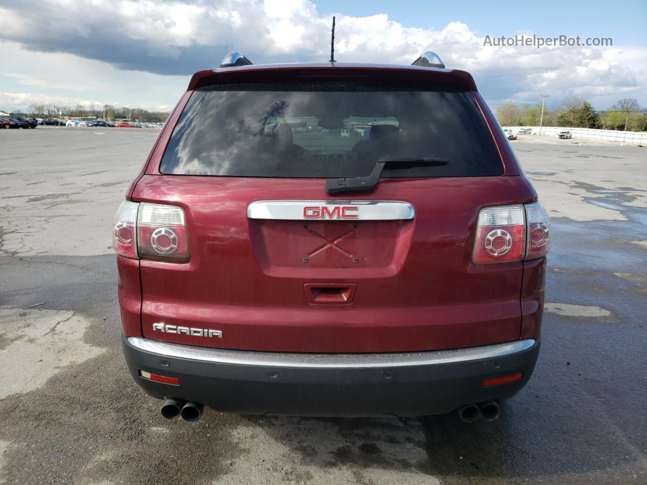 2007 Gmc Acadia Slt-2 Красный vin: 1GKER33737J121216