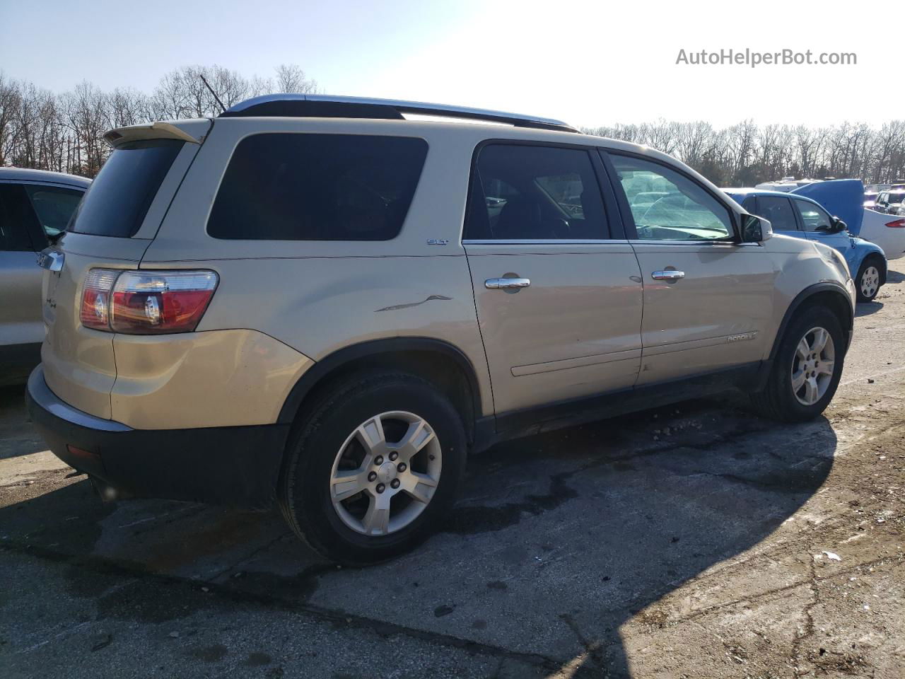 2007 Gmc Acadia Slt-2 Gold vin: 1GKER33747J121211