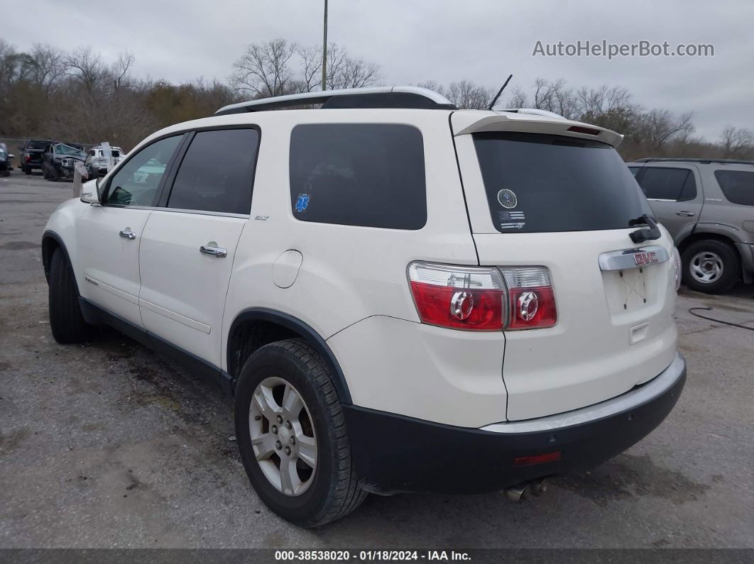 2007 Gmc Acadia Slt-1 Белый vin: 1GKER33747J141250