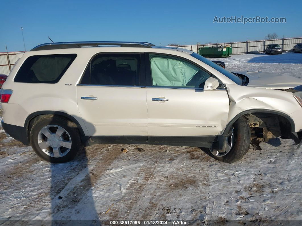 2007 Gmc Acadia Slt-1 White vin: 1GKER33747J160901