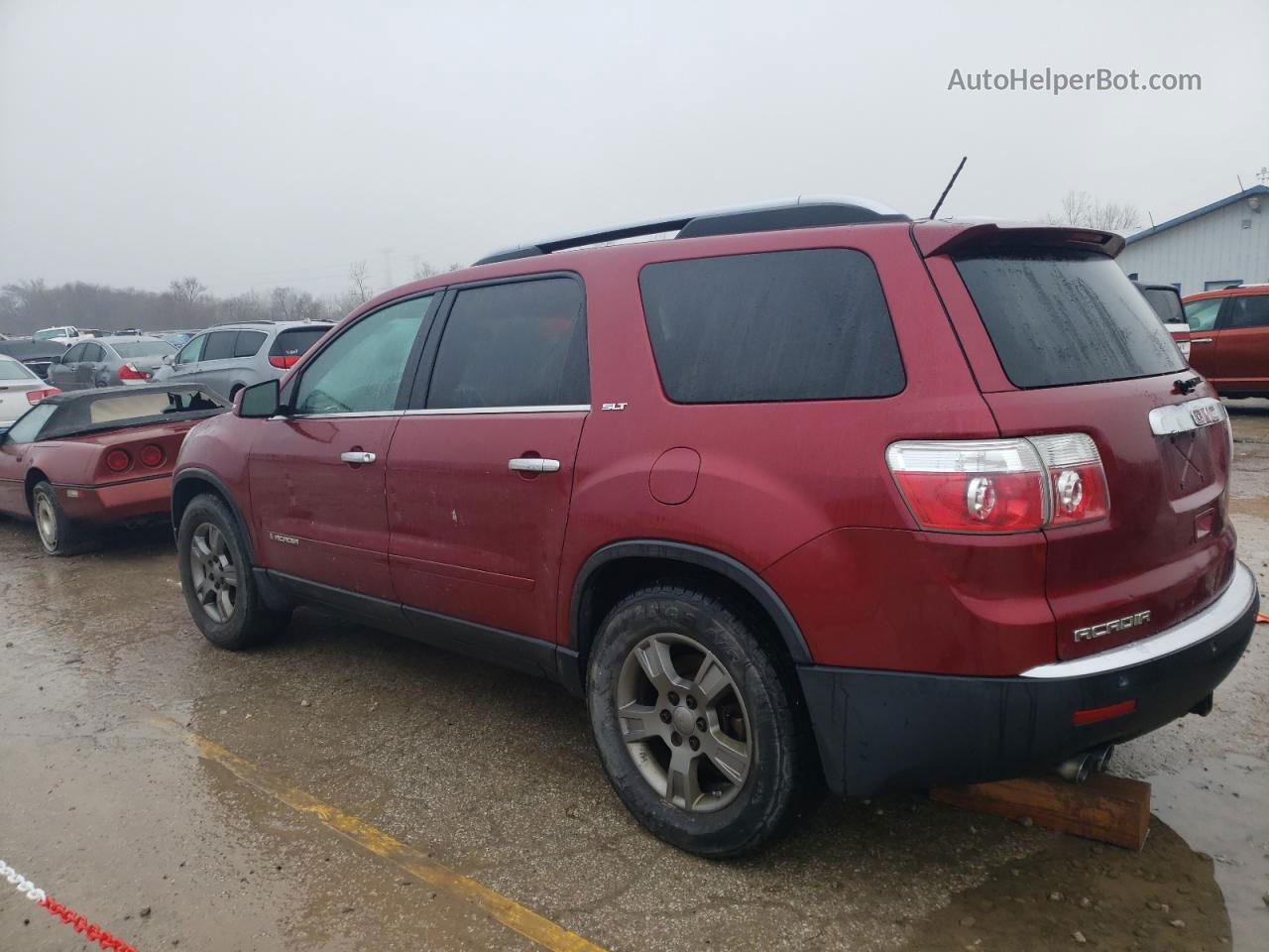 2007 Gmc Acadia Slt-2 Blue vin: 1GKER33787J144359