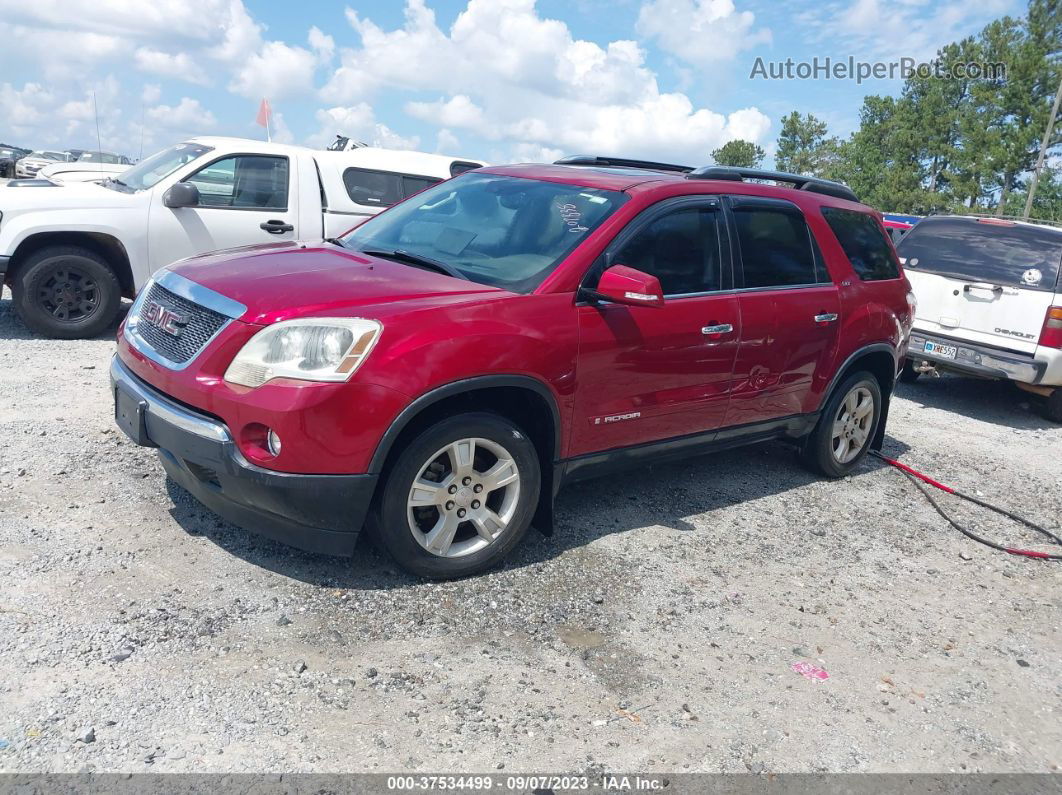 2007 Gmc Acadia Slt Красный vin: 1GKER33787J154874