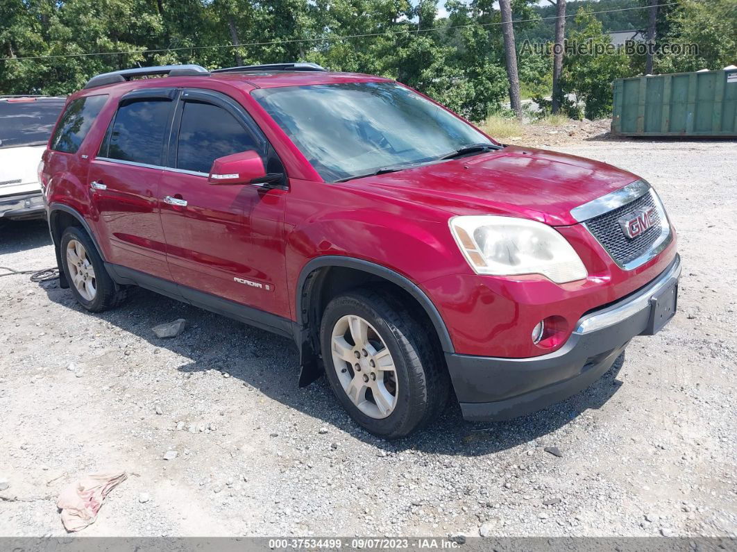 2007 Gmc Acadia Slt Red vin: 1GKER33787J154874