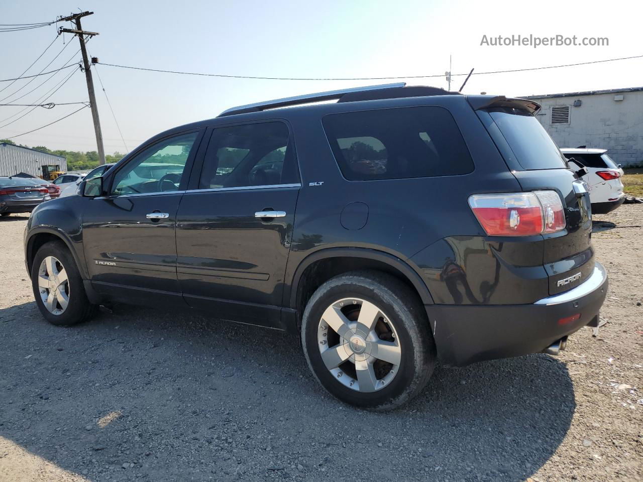 2007 Gmc Acadia Slt-2 Black vin: 1GKER33797J130034