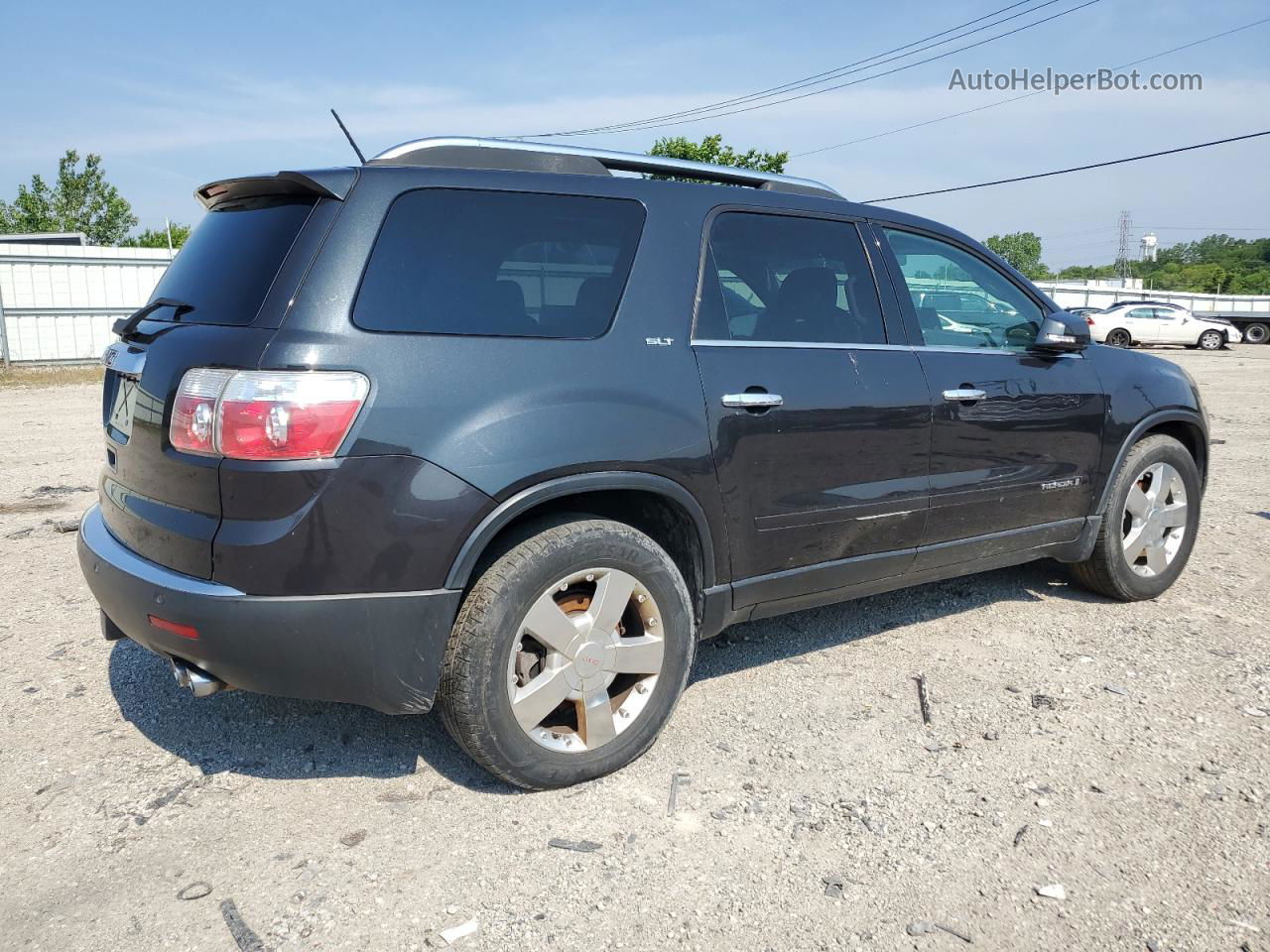 2007 Gmc Acadia Slt-2 Black vin: 1GKER33797J130034