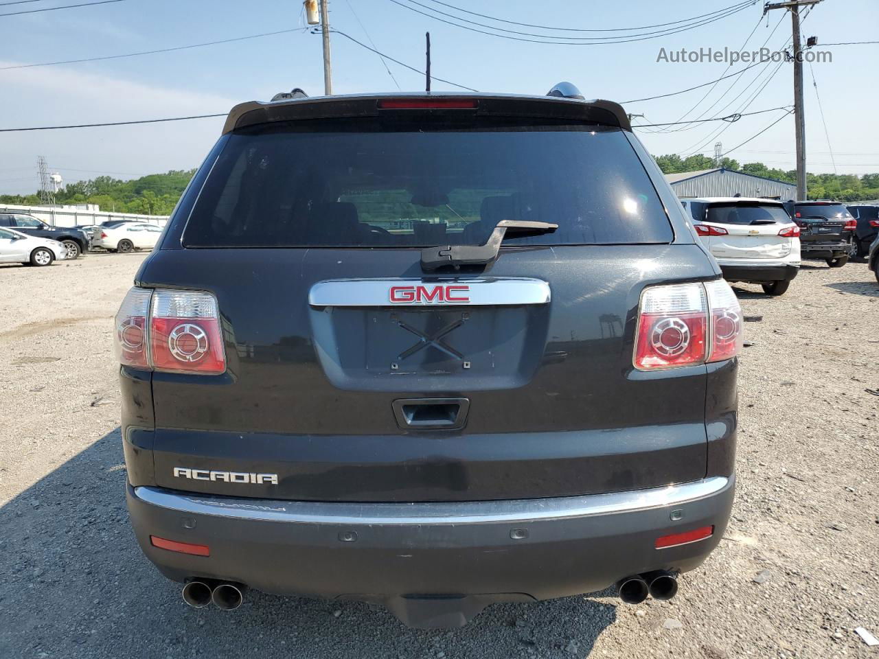 2007 Gmc Acadia Slt-2 Black vin: 1GKER33797J130034