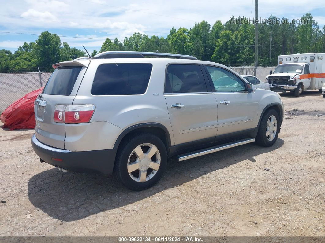 2007 Gmc Acadia Slt-1 Silver vin: 1GKER337X7J119995