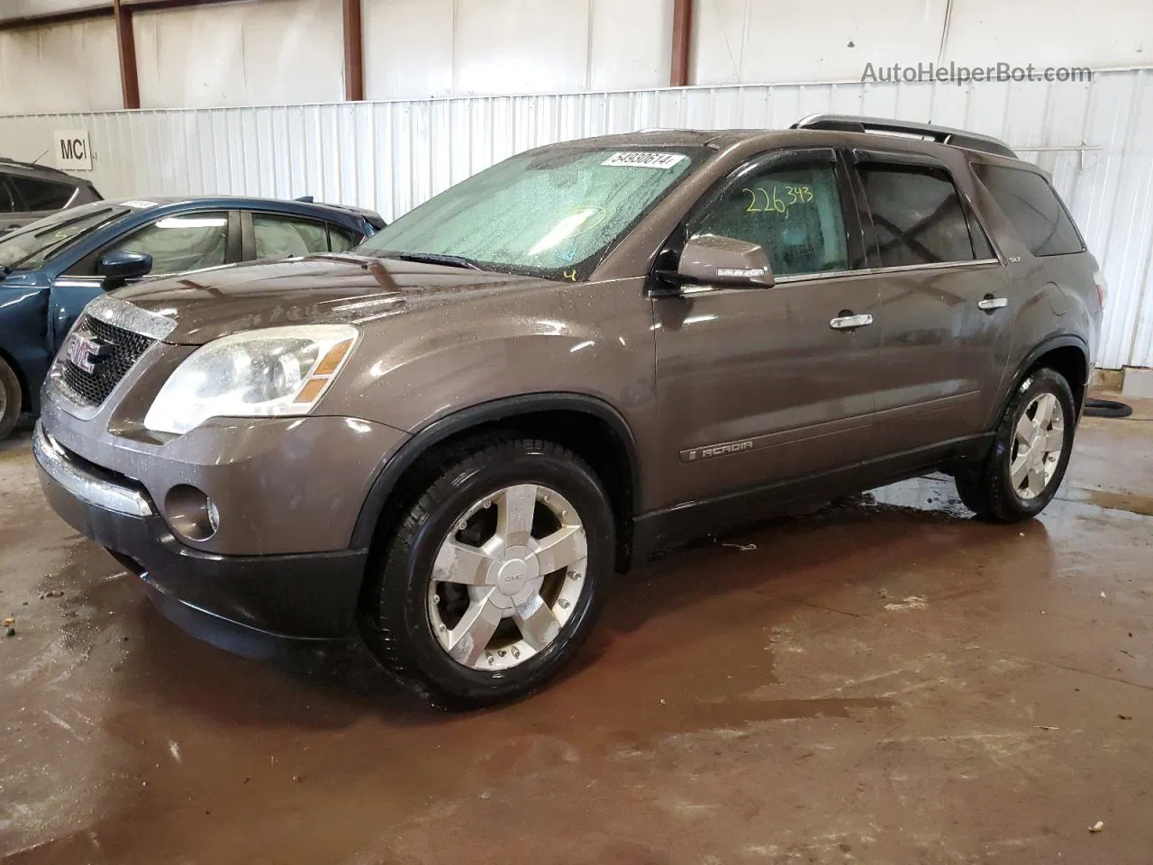 2007 Gmc Acadia Slt-2 Brown vin: 1GKER337X7J163768