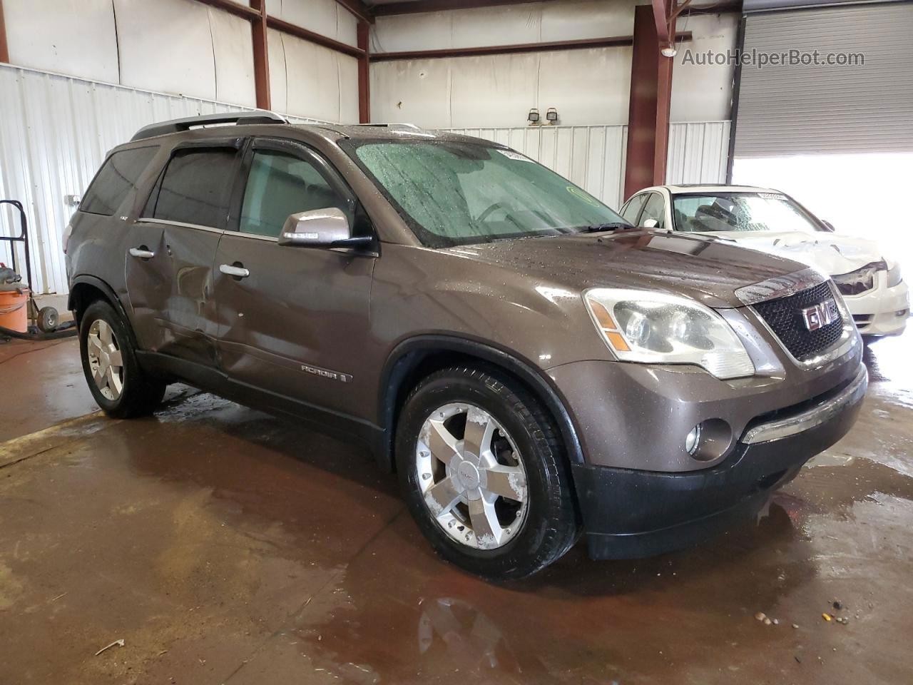 2007 Gmc Acadia Slt-2 Brown vin: 1GKER337X7J163768