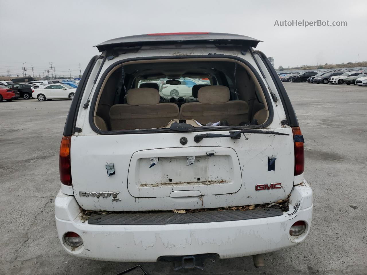 2004 Gmc Envoy Xl White vin: 1GKES16PX46216648