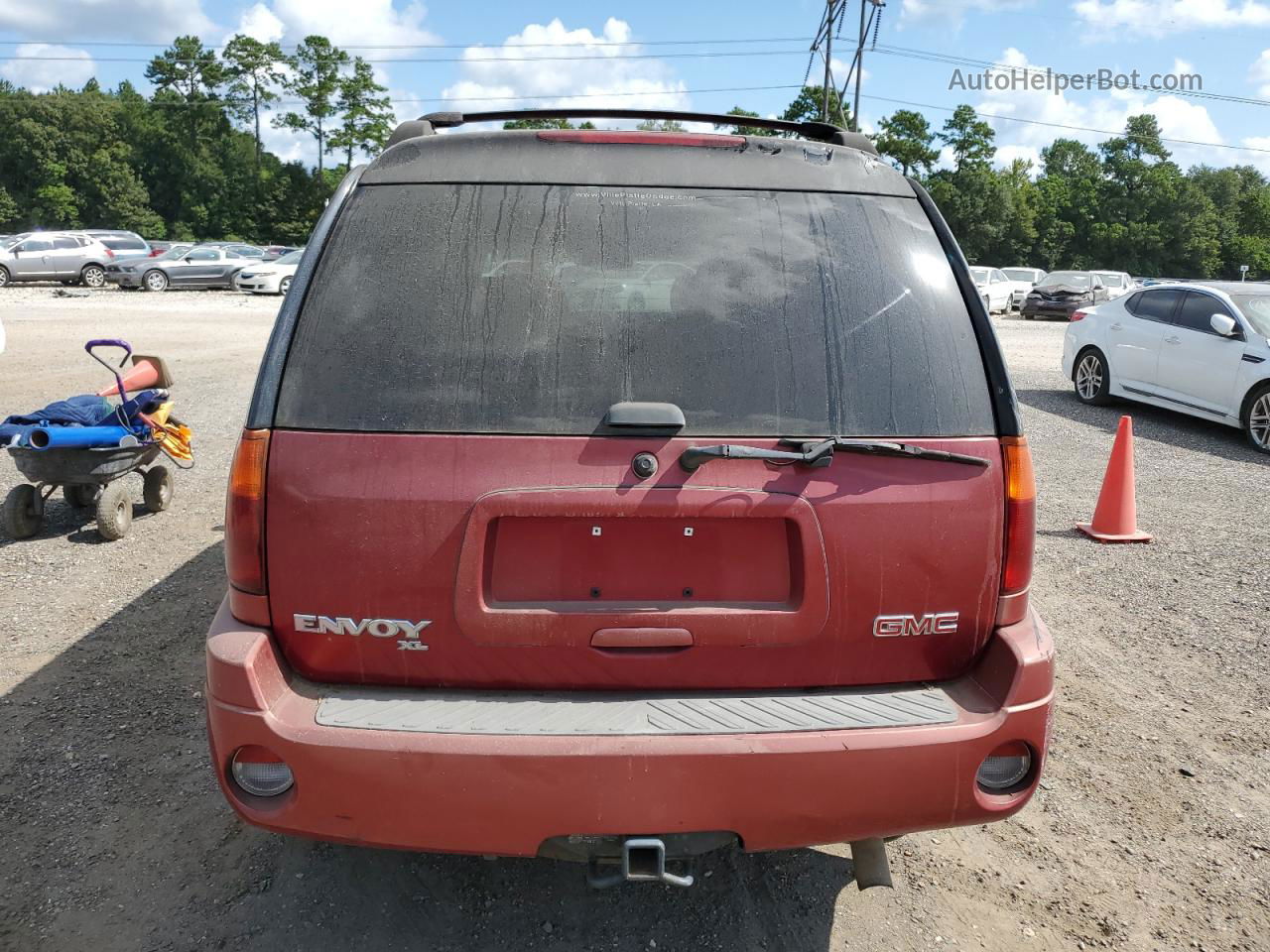 2004 Gmc Envoy Xl Red vin: 1GKES16S246118444