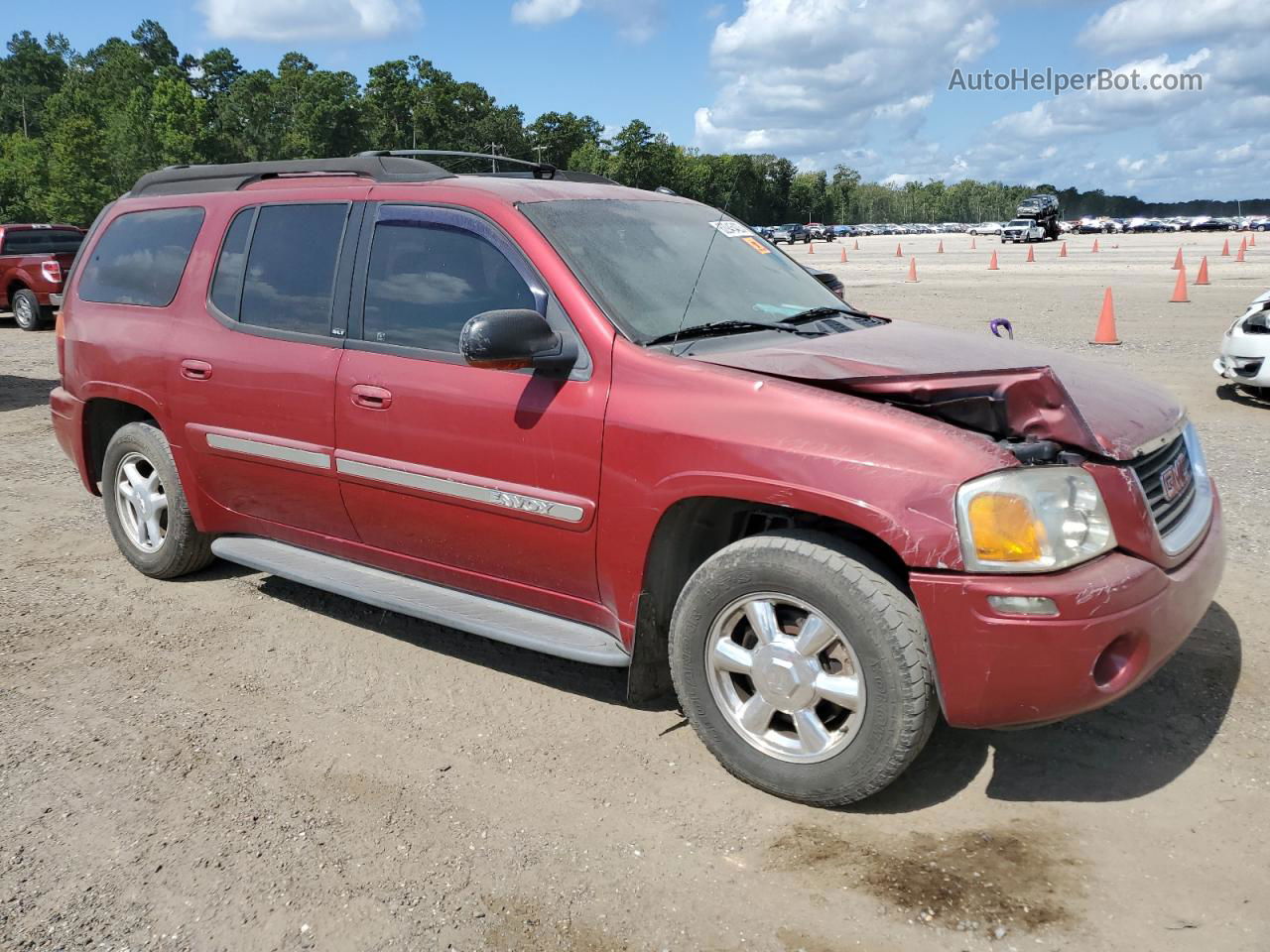 2004 Gmc Envoy Xl Red vin: 1GKES16S246118444