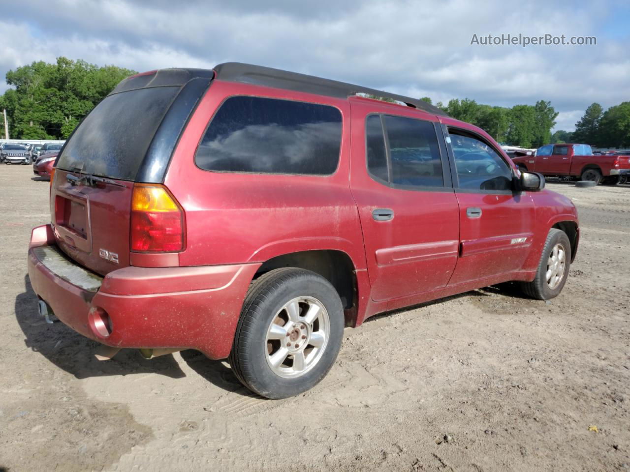 2005 Gmc Envoy Xl Maroon vin: 1GKES16S256131180