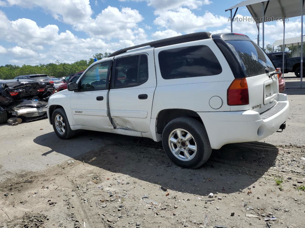 2005 Gmc Envoy Xl White vin: 1GKES16S756140277