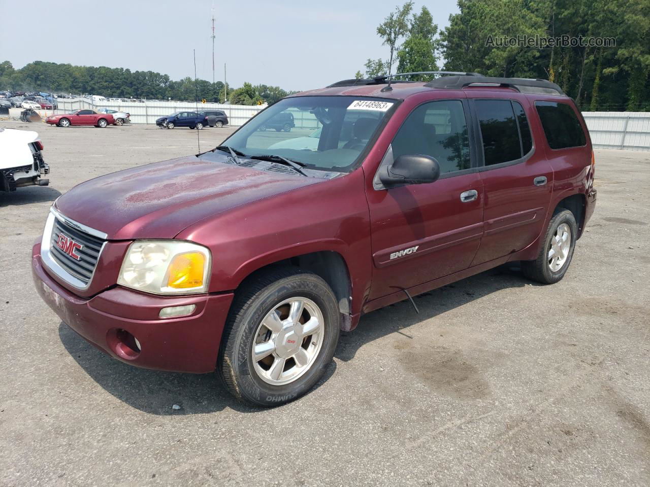 2004 Gmc Envoy Xl Burgundy vin: 1GKES16S846141615