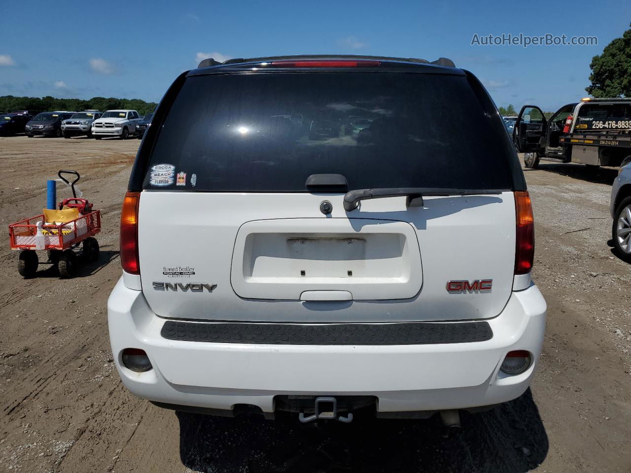 2007 Gmc Envoy Denali White vin: 1GKES63M072122765