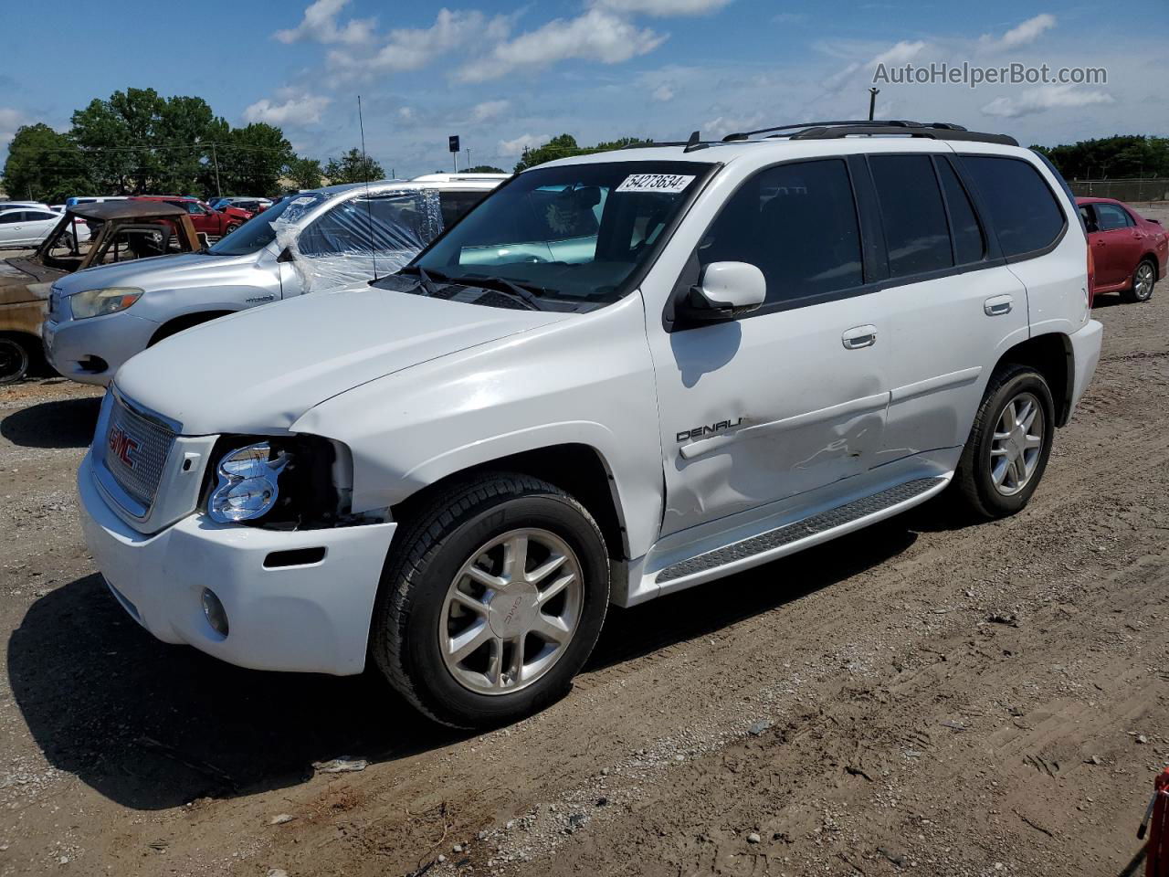 2007 Gmc Envoy Denali White vin: 1GKES63M072122765