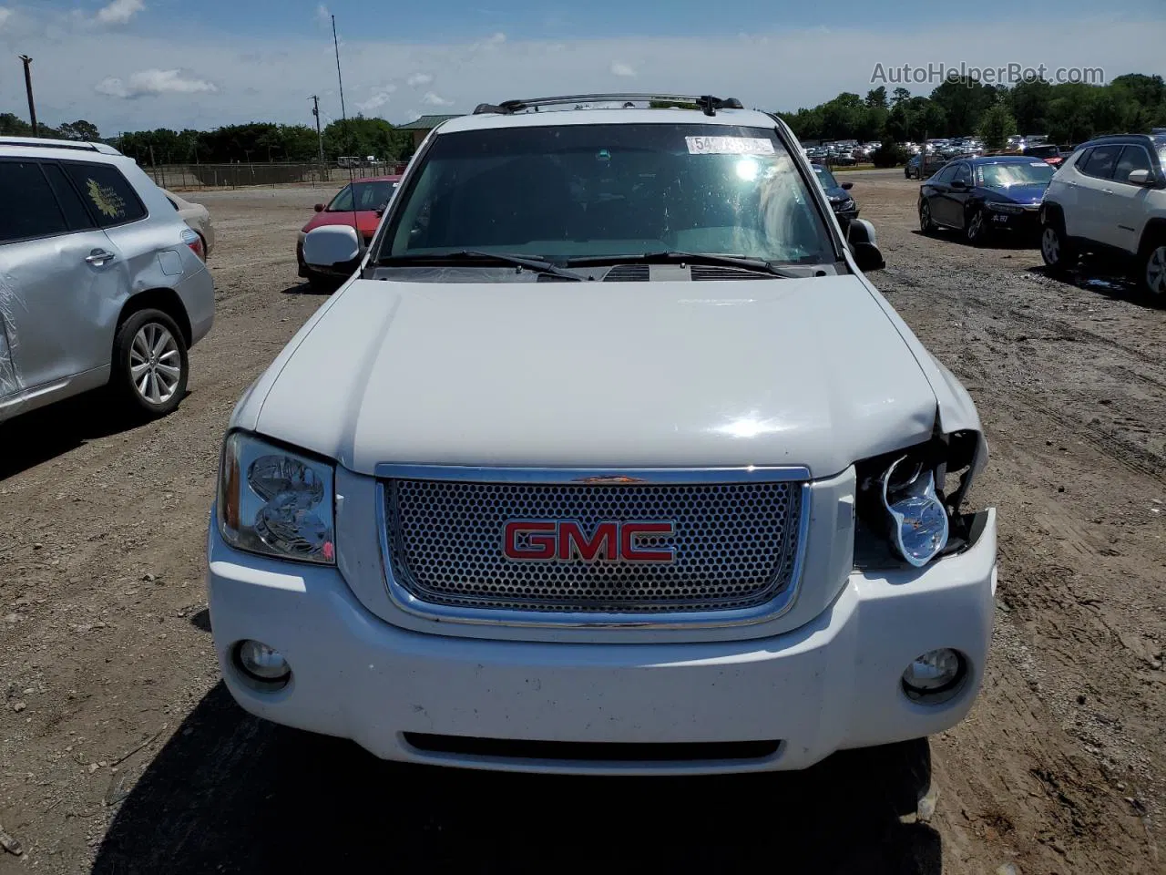 2007 Gmc Envoy Denali White vin: 1GKES63M072122765