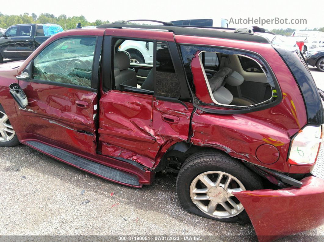 2008 Gmc Envoy Denali Red vin: 1GKES63M882137709