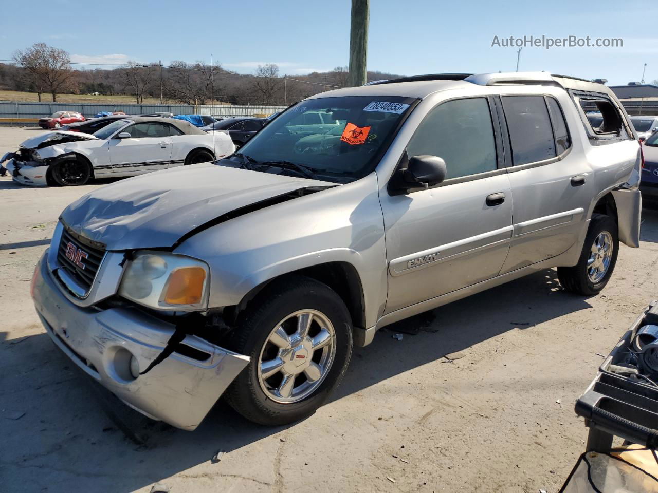 2004 Gmc Envoy Xuv Silver vin: 1GKET12S246174676