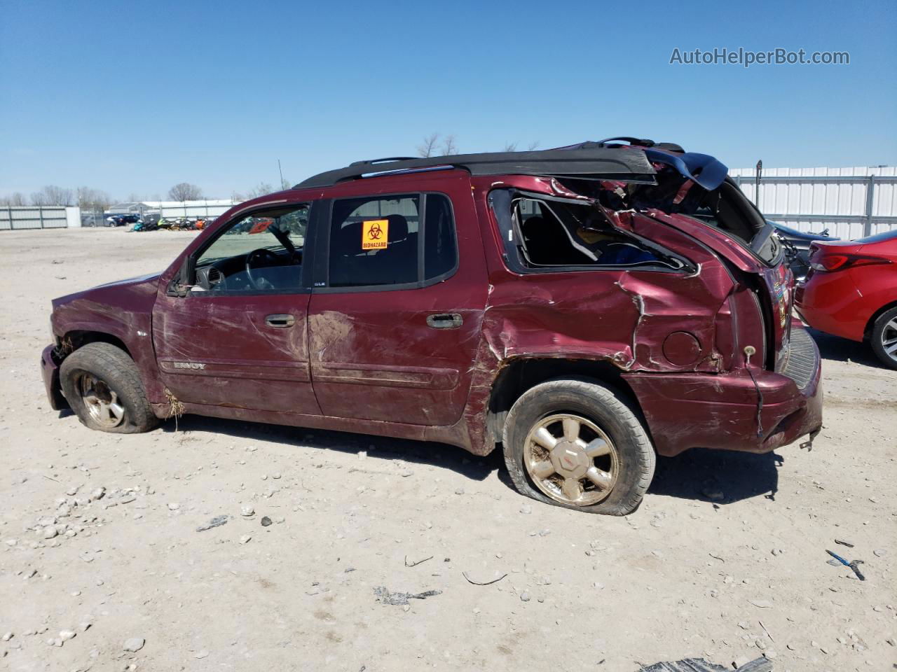 2003 Gmc Envoy Xl Бордовый vin: 1GKET16PX36222185