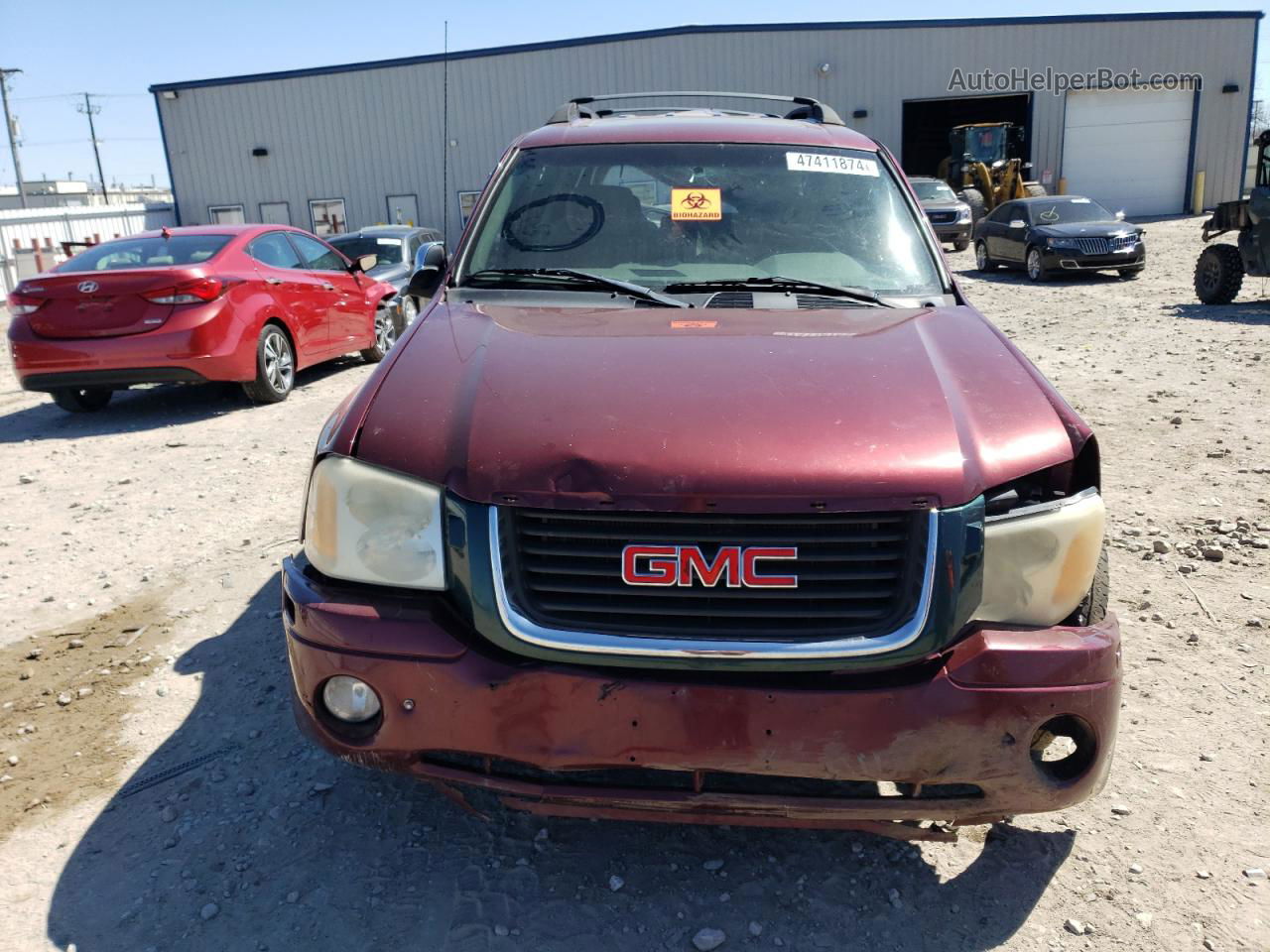 2003 Gmc Envoy Xl Бордовый vin: 1GKET16PX36222185