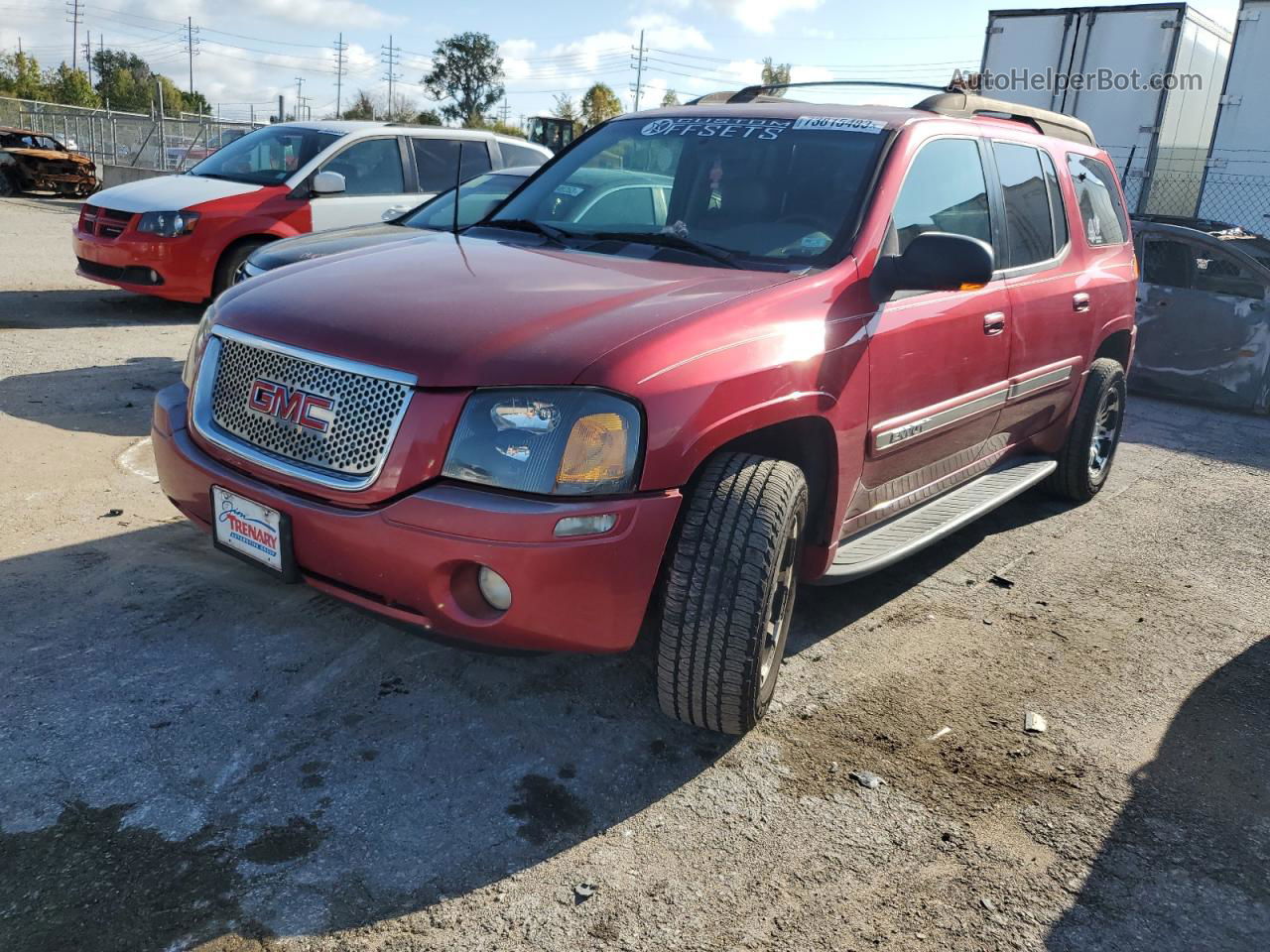 2003 Gmc Envoy Xl Burgundy vin: 1GKET16S036111469