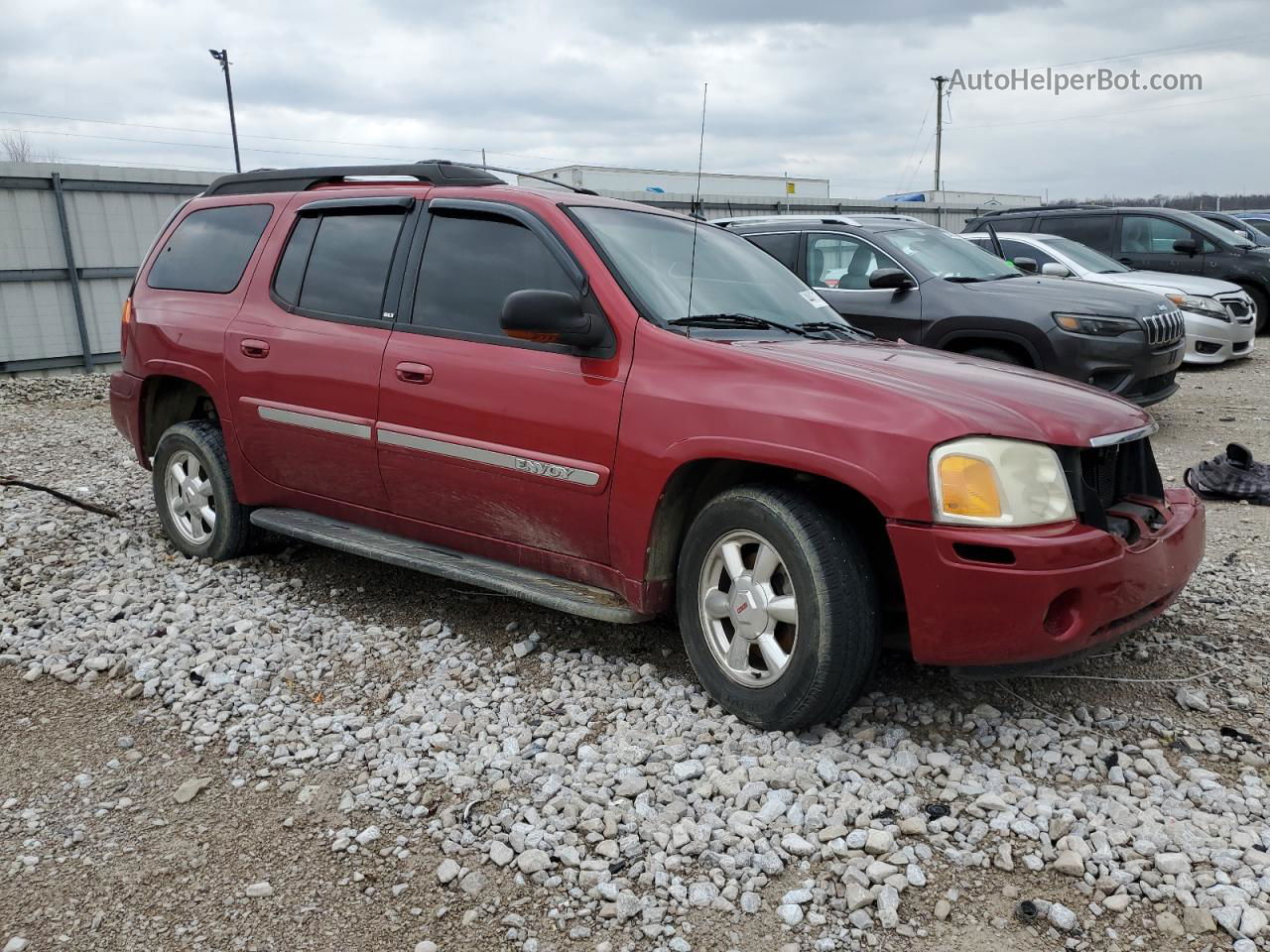 2004 Gmc Envoy Xl Red vin: 1GKET16S346144936