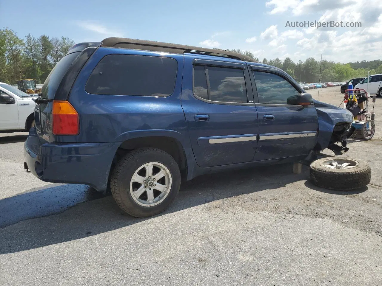 2004 Gmc Envoy Xl Blue vin: 1GKET16S346189410