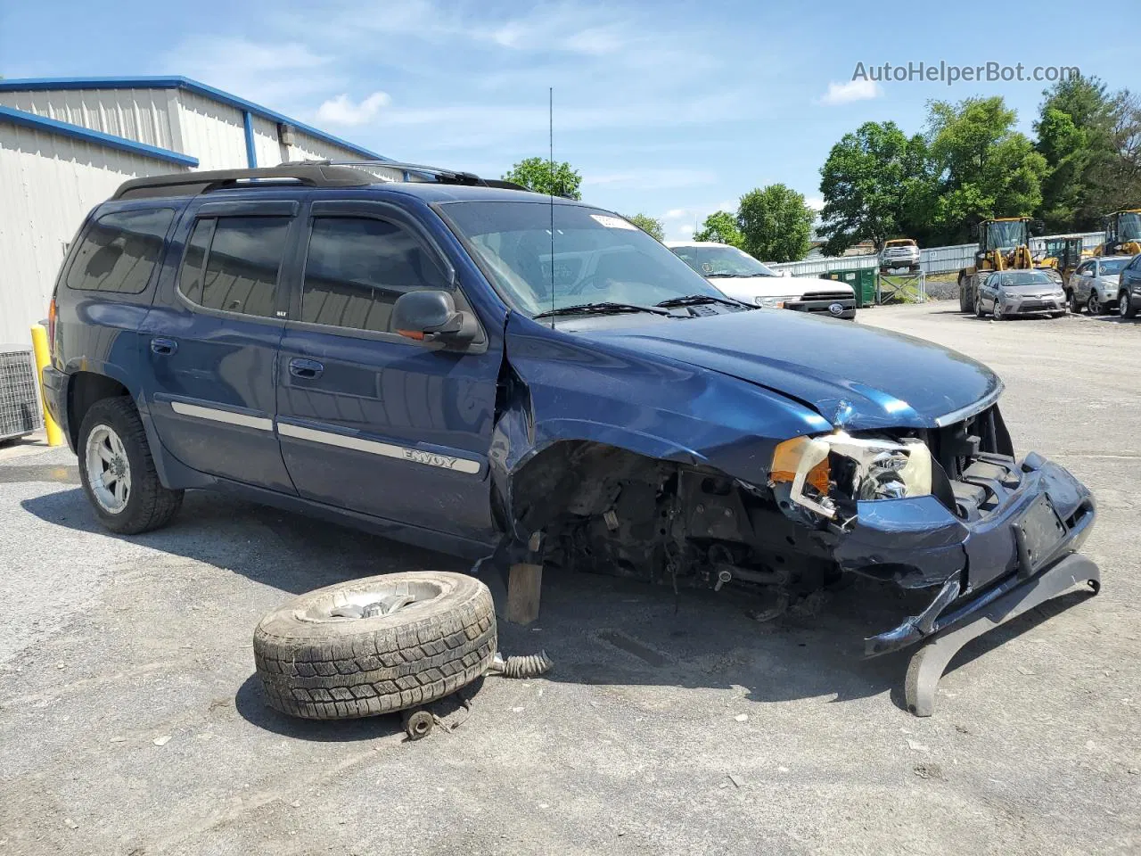 2004 Gmc Envoy Xl Blue vin: 1GKET16S346189410