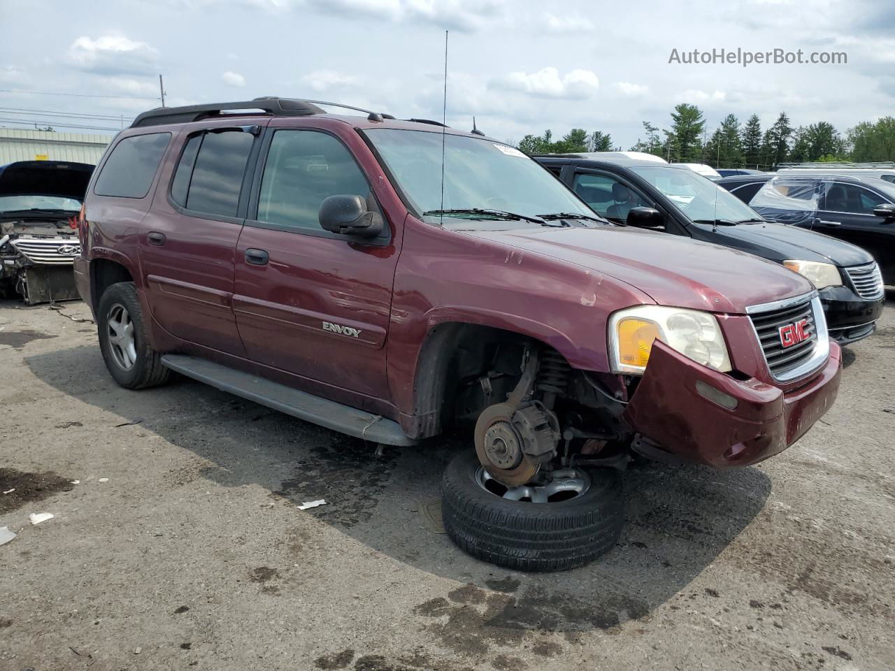 2005 Gmc Envoy Xl Maroon vin: 1GKET16S456181401