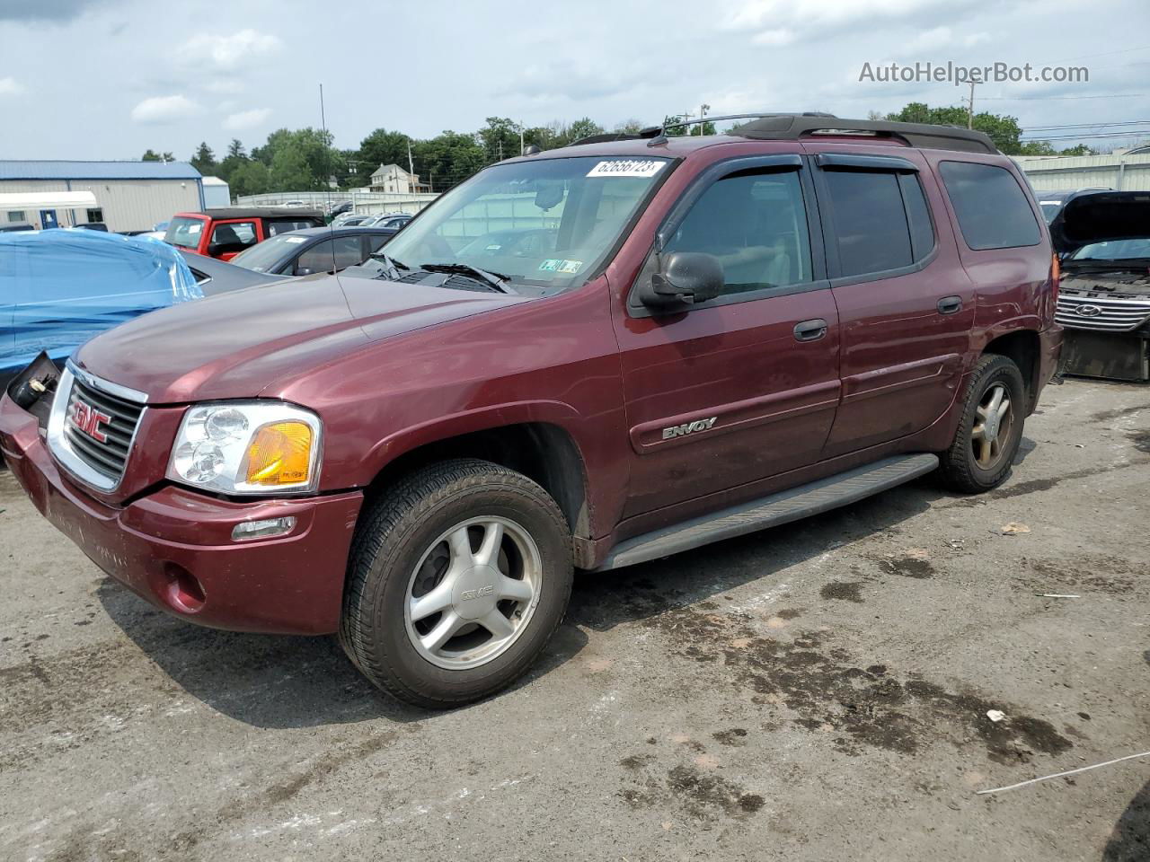 2005 Gmc Envoy Xl Maroon vin: 1GKET16S456181401