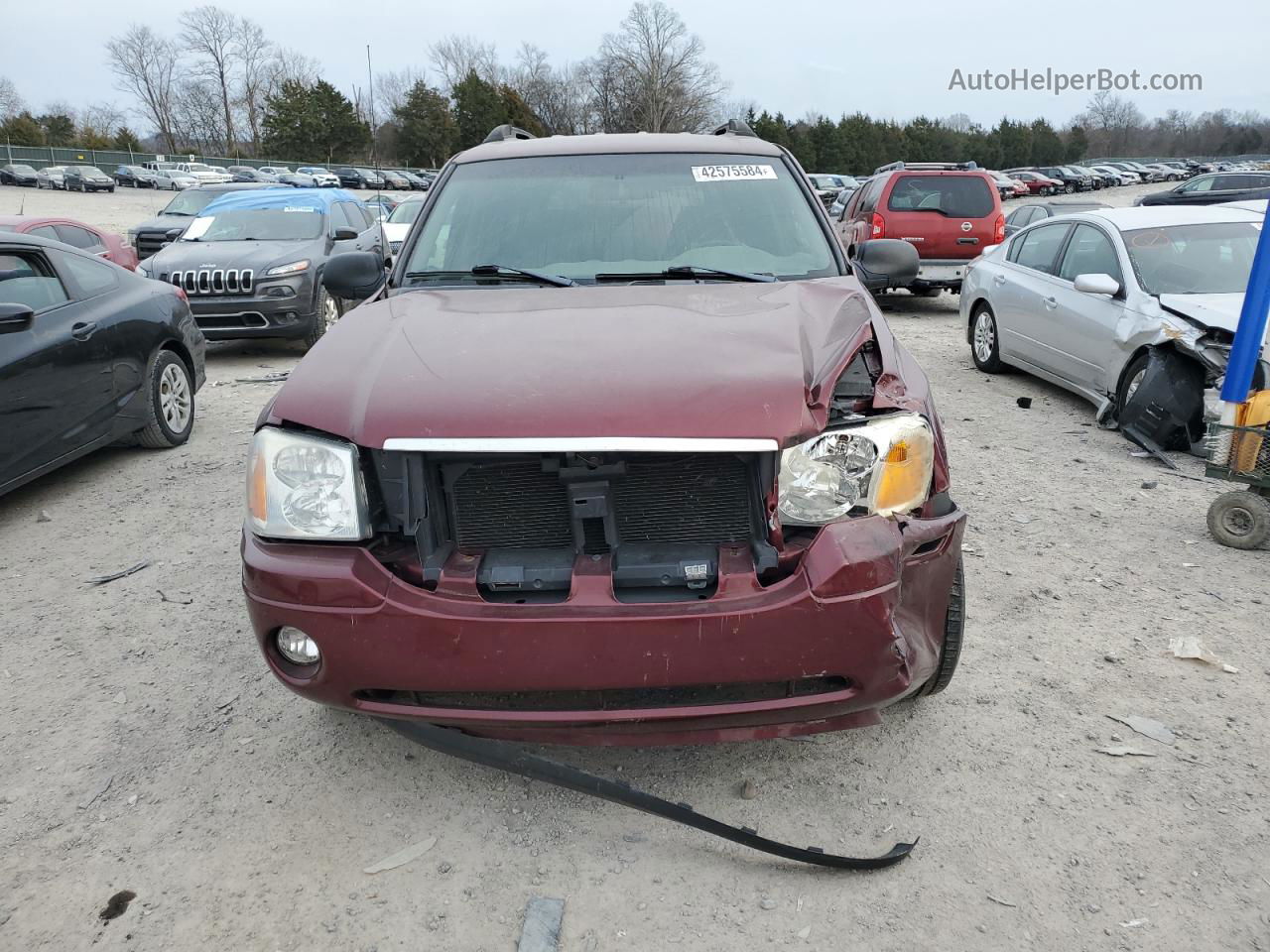 2003 Gmc Envoy Xl Maroon vin: 1GKET16S536164989