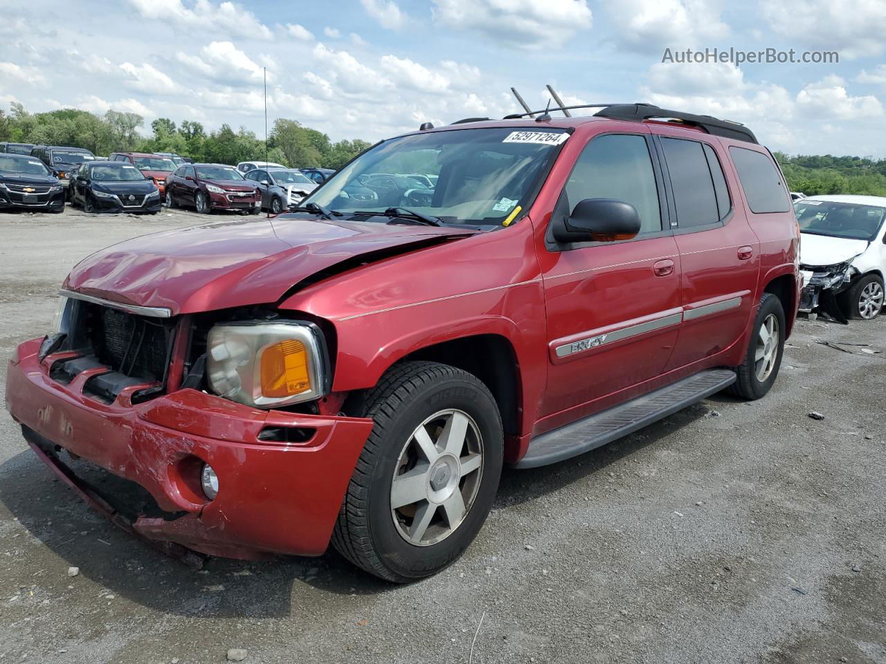 2004 Gmc Envoy Xl Red vin: 1GKET16S746233294